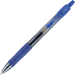 Pilot Gel Pen, Retractable/Refillable, Fine Point, Blue