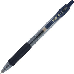 Pilot Pen, Gel, 1.0mm Point, 3/5 inWx3/5 inLx5-3/4 inH, 12/DZ, Navy