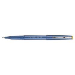 Pilot Razor Point Stick Porous Point Marker Pen, 0.3mm, Blue Ink/Barrel, Dozen
