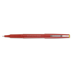 Pilot Razor Point Stick Porous Point Marker Pen, 0.3mm, Red Ink/Barrel, Dozen