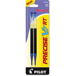 Pilot Refill for Pilot Precise V7 RT Rolling Ball, Fine Point, Blue Ink, 2/Pack (PIL77279)