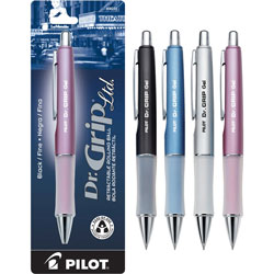 Pilot Retractable Gel Pen, Black Ink/Assorted Barrel