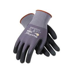 PIP MaxiFlex® Ultimate™ Nitrile Coated Micro-Foam Grip Gloves, Small, Black/Gray