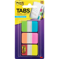 Post-it® Alternating Tabs, Poly, Self-stick, 1 in, 216/PK