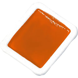 Prang Watercolor Refills,Half-Pan,Semi-Moist,12/Dz,Orange