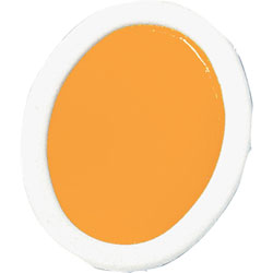 Prang Watercolor Refills,Oval-Pan,Semi-Moist,12/Dz,Yellow Orange
