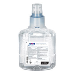 Purell Advanced Hand Sanitizer Foam, LTX-12 1200 mL Refill, Clear, 2/Carton (GOJ1905-02)