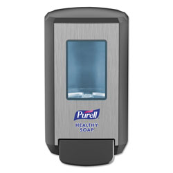 Purell CS4 Soap Push-Style Dispenser, 1250 mL, 4.88 in x 8.8 in x 11.38 in, Graphite