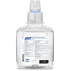 Purell Hand Sanitizer Foam Refill - Fragrance-free Scent - 40.6 fl oz (1200 mL) - Pump Bottle Dispenser - Kill Germs - Hand, Healthcare - Hygienic, Bio-based, Biodegradable, Dye-free - 2 / Carton