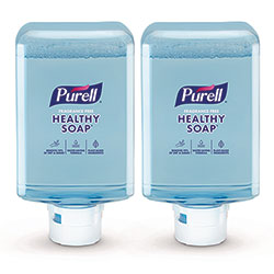 Purell HEALTHY SOAP with CLEAN RELEASE Technology Fragrance Free Foam, 1,200 mL Refill, 2/Carton