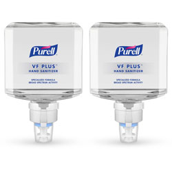 Purell VF PLUS Hand Sanitizer Gel Refill, 40.6 fl oz (1200 mL), 2/Carton