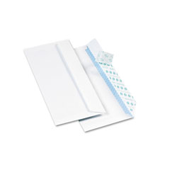 Quality Park Redi-Strip Security Tinted Envelope, #10, Commercial Flap, Redi-Strip Closure, 4.13 x 9.5, White, 500/Box