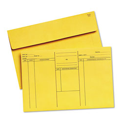 Quality Park Attorney's Envelope/Transport Case File, Cheese Blade Flap, Fold Flap Closure, 10 x 14.75, Cameo Buff, 100/Box