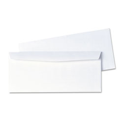 Quality Park Business Envelope, #10, Commercial Flap, Gummed Closure, 4.13 x 9.5, White, 1,000/Box