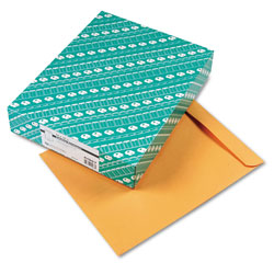 Quality Park Catalog Envelope, #15 1/2, Cheese Blade Flap, Gummed Closure, 12 x 15.5, Brown Kraft, 100/Box (QUA41967)