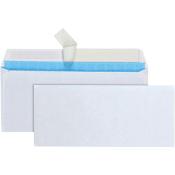 Quality Park No. 10 Business Security Envelopes - Business - #10 - 4 1/8 in x 9 1/2 in, 24 lb - 500 / Box - White