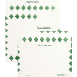 Quality Park Open Side Expansion Mailers, DuPont Tyvek, #13 1/2, Cheese Blade Flap, Redi-Strip Closure, 10 x 13, White, 100/Carton