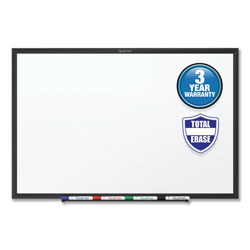 Quartet® Classic Series Total Erase Dry Erase Board, 36 x 24, White Surface, Black Frame