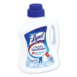 Lysol Laundry Sanitizer, Liquid, Crisp Linen, 90 oz, 4/Carton