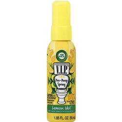Air Wick V.I.Poo Pre-Poo Toilet Spray Lemon Idol, 1.85 oz Spray Bottle