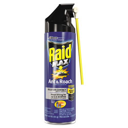 Raid Ant/Roach Killer, 14.5 oz, Aerosol Spray Can, Unscented, 6/Carton