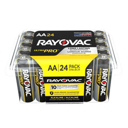 Rayovac Ultra Pro Alkaline AA Batteries, 24/Pack (RAY-ALAA-24)