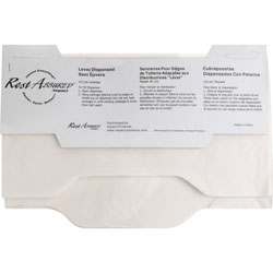 Rochester Midland Toilet Seat Covers, Flushable/Biodegradable, White