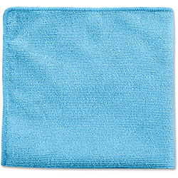 Rubbermaid Microfiber Cleaning Cloth, Resuable, 12 in x 12 in, 6BT/CT, Blue