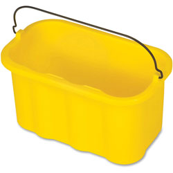 Rubbermaid Sanitizing Caddy, 10 Quart, 14 in x 7-1/2 in x 8 in, 6/CT, Yellow