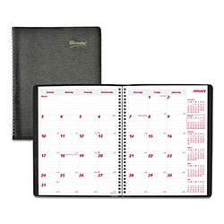 Brownline Essential Collection 14-Month Ruled Monthly Planner, 11 x 8.5, Black Cover, 14-Month (Dec to Jan): 2022 to 2024