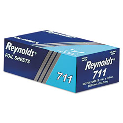 Reynolds Pop-Up Interfolded Aluminum Foil Sheets, 9 x 10 3/4, Silver, 3000 Sheet/Carton