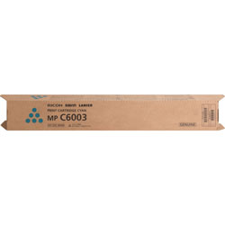 Ricoh Toner Cartridge for MPC6003, 22500 Page Yield, Cyan