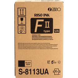 Riso Original Ink Cartridge - Black - Inkjet - 20000 Pages - 2 / Carton