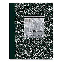 Roaring Spring Paper Lab and Science Notebook, Quadrille Rule (5 sq in), Green Marble Cover, (60) 10.13 x 7.88 Sheets, 24/CT,Ships in 4-6 Bus Days
