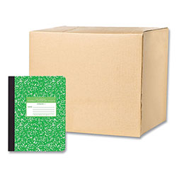 Roaring Spring Paper Ruled Composition Book, Grade 1 Manuscript Format, Green Marble Cover, (80) 9.75 x 7.5 Sheet, 48/CT