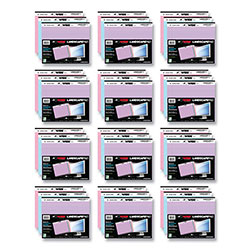 Roaring Spring Paper WIDE Landscape Format Writing Pad, Medium/College Rule, 40 Assorted Colors 11 x 9.5 Sheets, 12/CT