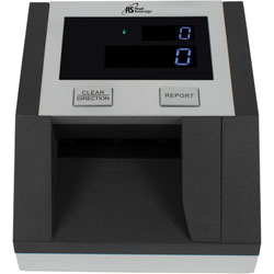 Royal Sovereign International Counterfeit Detector, Bank Grade, 5-3/5 inWx5 inLx3 inH, Black