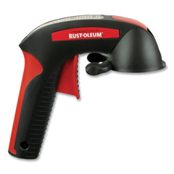 Rust-Oleum Comfort Grip Universal Spray Paint Gun, For Standard Spray Paint Cans, Pistol Grip, Black/Red