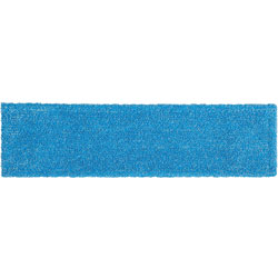 Rubbermaid Adaptable Flat Mop Microfiber Pad - 19.5 in Length x 5.5 in Depth - MicroFiber - Blue