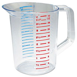 Rubbermaid Bouncer Measuring Cup, 32oz, Clear (3216CL)