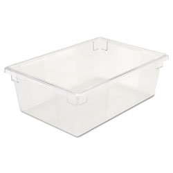 Rubbermaid Food/Tote Boxes, 12 1/2gal, 26w x 18d x 9h, Clear (3300-16CL)