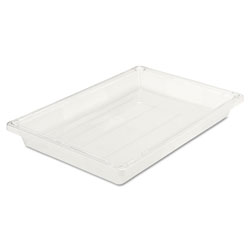 Rubbermaid Food/Tote Boxes, 5gal, 26w x 18d x 3 1/2h, Clear