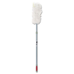 Rubbermaid HiDuster Dusting Tool with Straight Lauderable Head, 51" Extension Handle (T110GY)