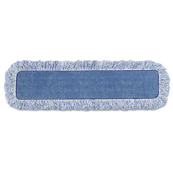 Rubbermaid High Absorbency Mop Pad, Nylon/Polyester Microfiber, 18 in Long, Blue