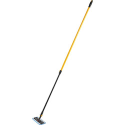 Rubbermaid Maximizer Overhead Cleaning Tool, Push Button, Rotate, 6/Carton, Black, Yellow