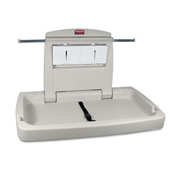 Rubbermaid Sturdy Station 2 Baby Changing Table, Platinum (RCP781888)