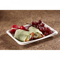 Sabert Grab a Pac Molded Fiber Sandwich Tray, 8 in x 6 in
