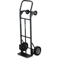 Safco Convertible Hand Truck, 8" Rubber Wheels, 18-1/2"x12"x52"