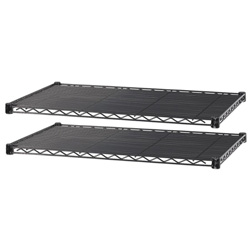 Safco Industrial Wire Shelves, 36 in x 24 in, Black