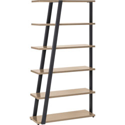 Safco Bookcase, 5 Shelves, Freestanding, 36 inX13-1/2 inX38 in , Sd